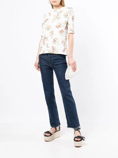 Sofia Floral-Print Top