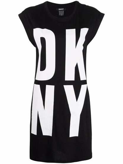 Longline Logo-Print Vest Top