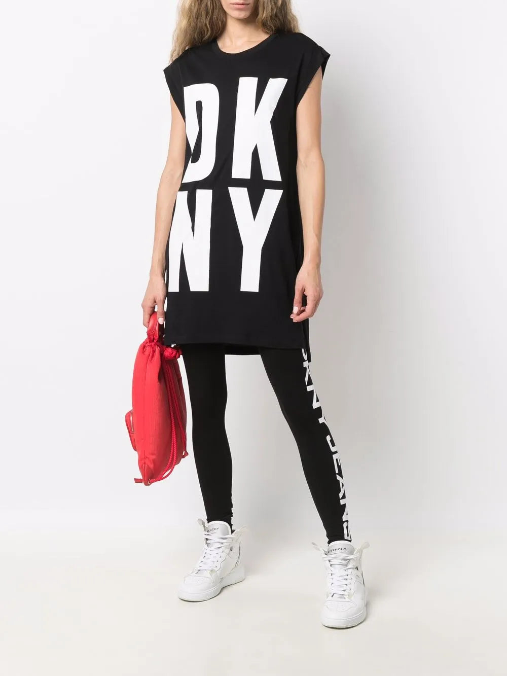 Longline Logo-Print Vest Top