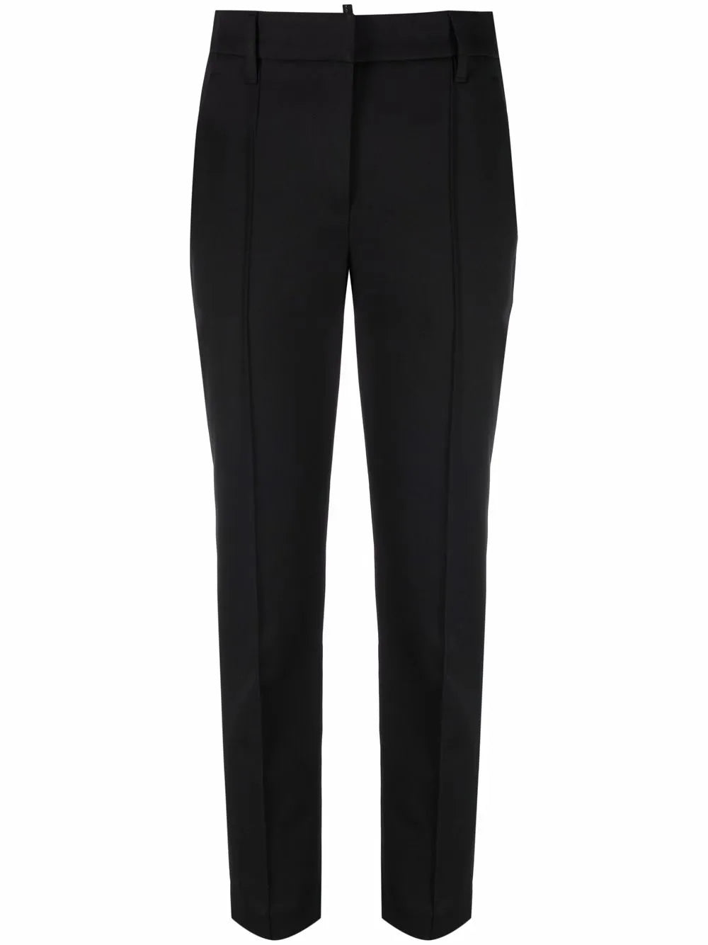 Cropped Slim-Cut Trousers
