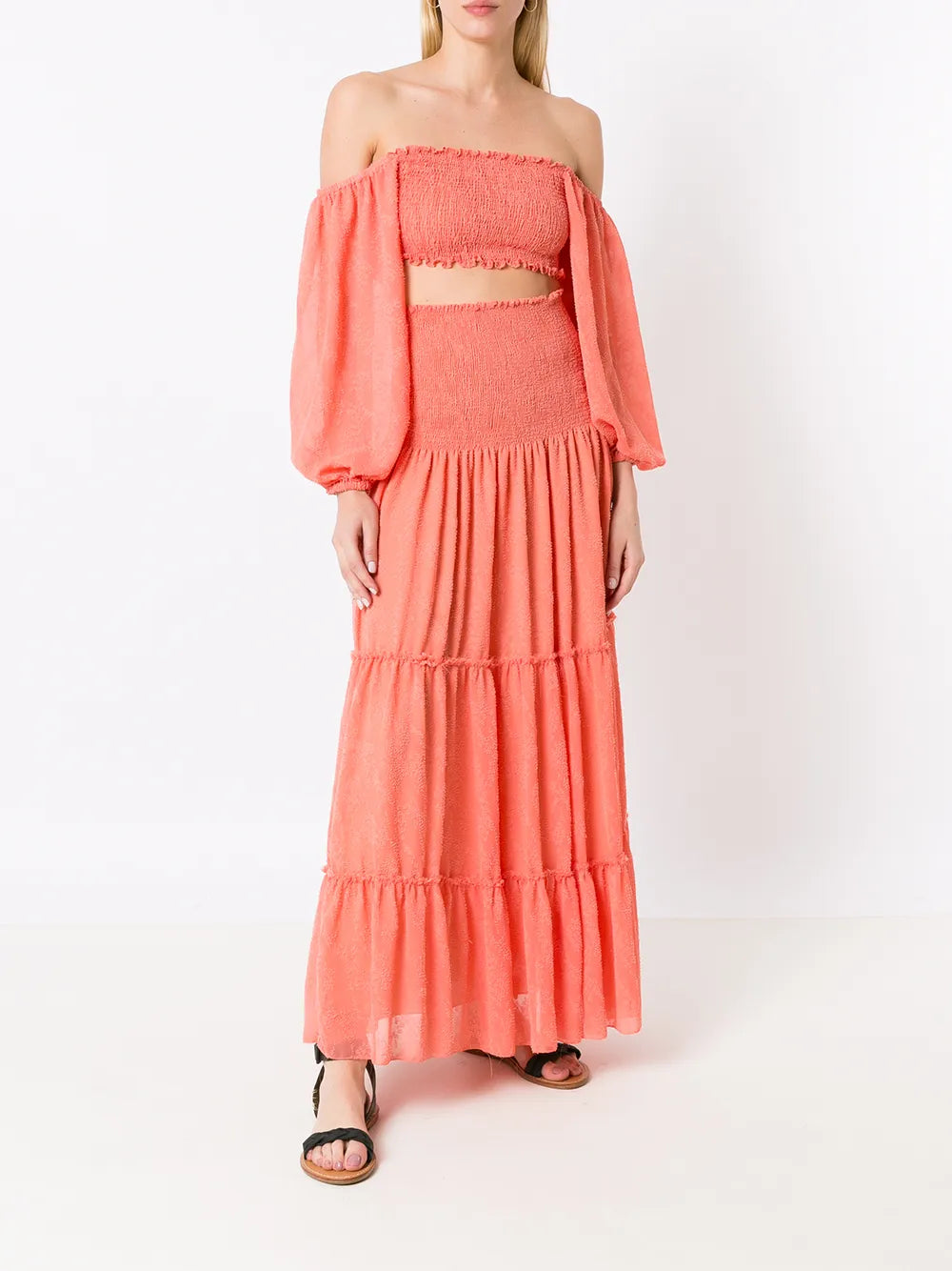 Cropped Off-Shoulder Blouse