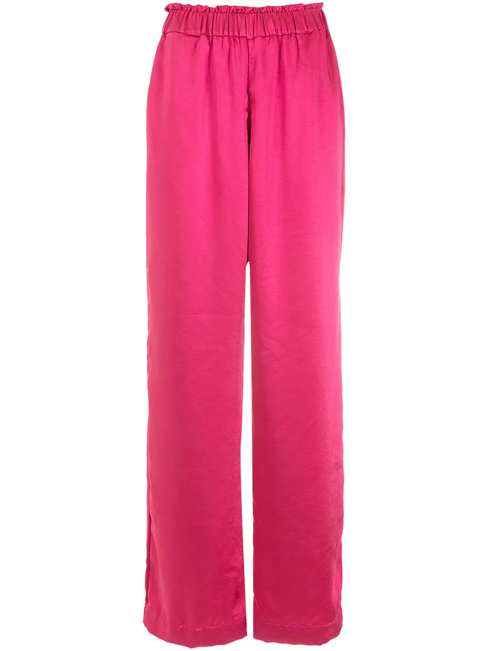 Elasticated Wide-Leg Trousers