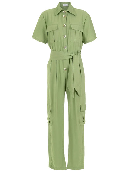 Short-Sleeve Jumpsuit