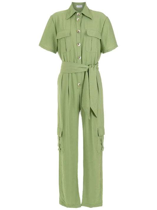 Short-Sleeve Jumpsuit