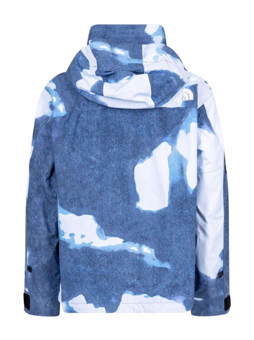 Bleached Denim-Print Mountain Jacket