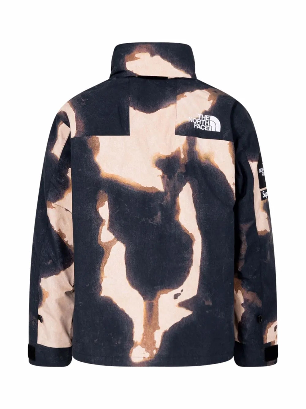 Bleached Denim-Print Mountain Jacket