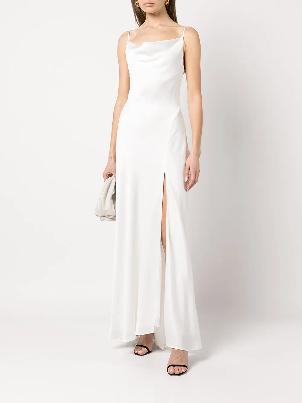 Finley Crepe Satin Gown