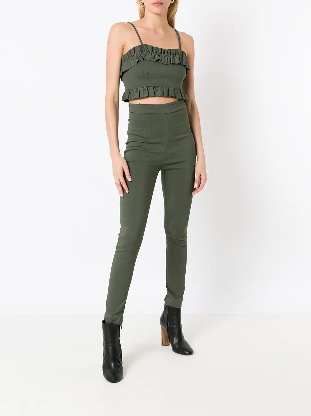 Ruffle-Trim Top