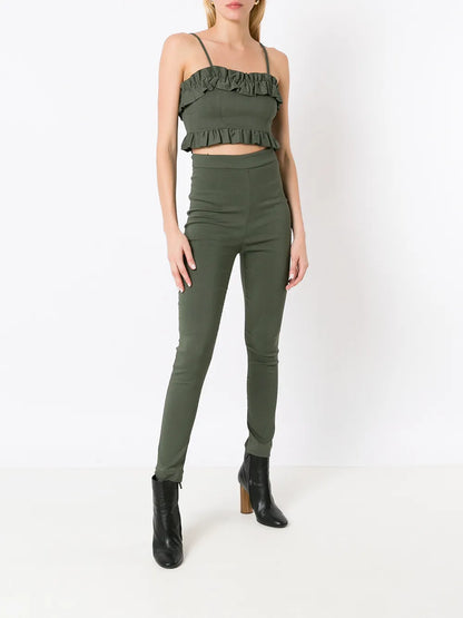 Ruffle-Trim Top