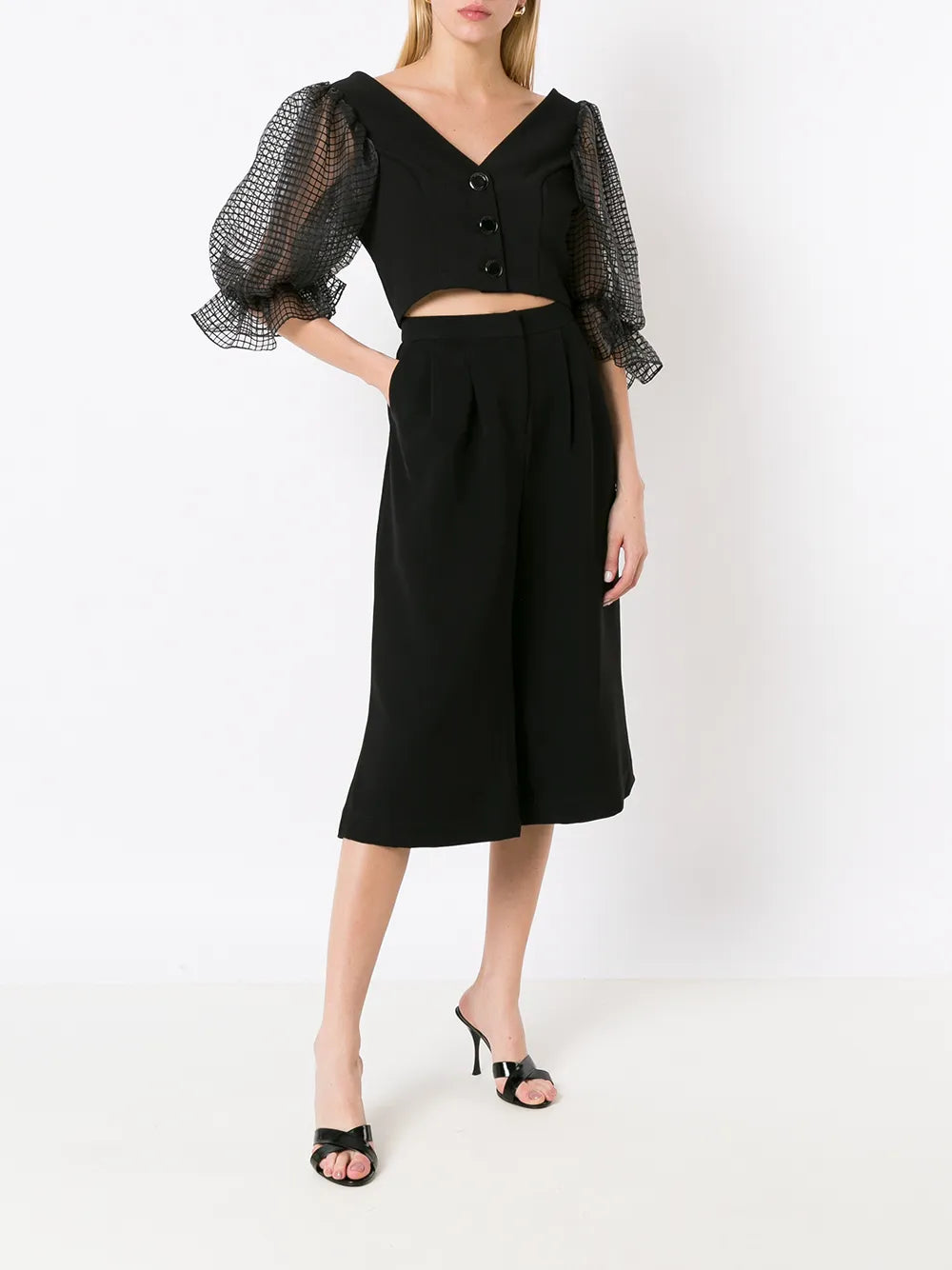 High-Waisted Bermuda Shorts