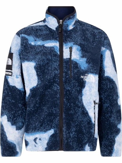 Bleached Denim Fleece Jacket