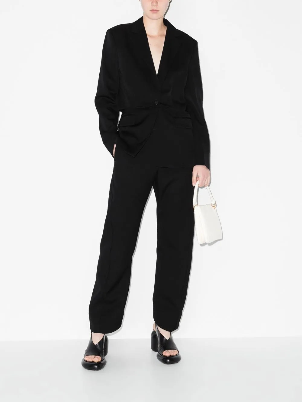 Cut-Out Oversized Blazer