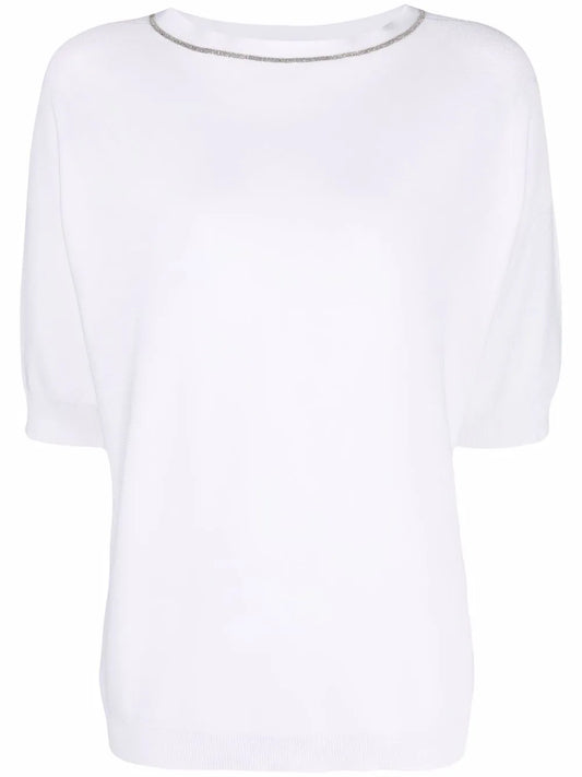 Metallic-Trim T-Shirt