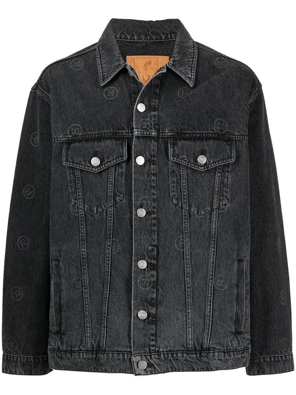 Logo-Print Denim Jacket
