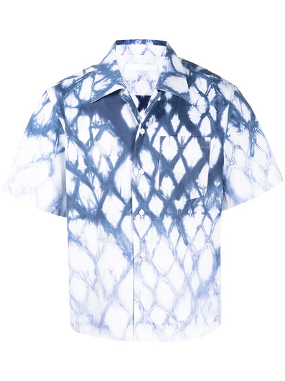 Shibori Short-Sleeve Shirt
