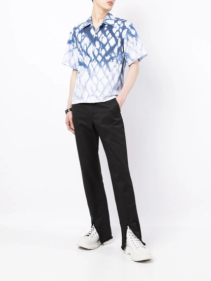 Shibori Short-Sleeve Shirt