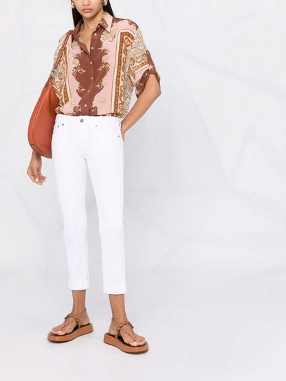 Cropped Denim Jeans
