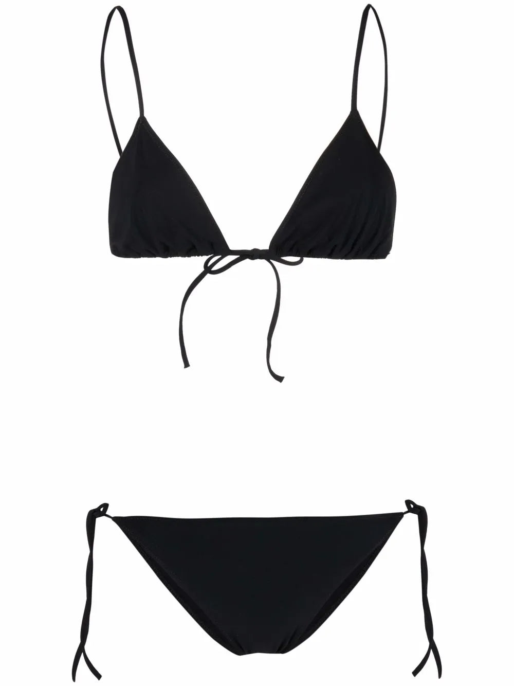 Self-Tie Mid-Rise Bikini