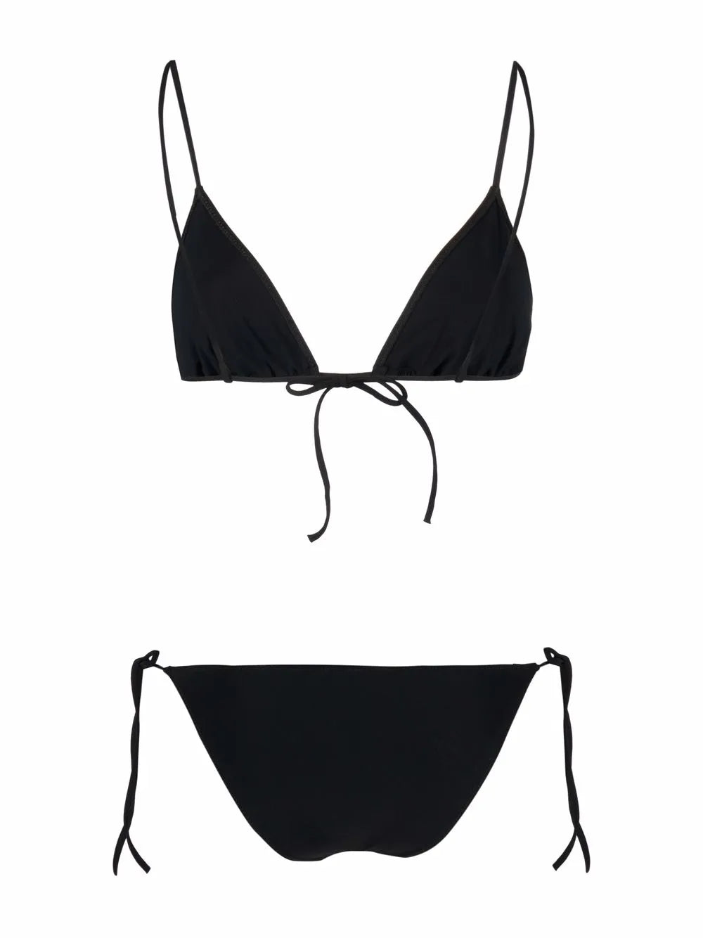 Self-Tie Mid-Rise Bikini
