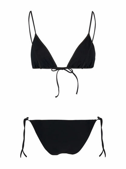 Self-Tie Mid-Rise Bikini