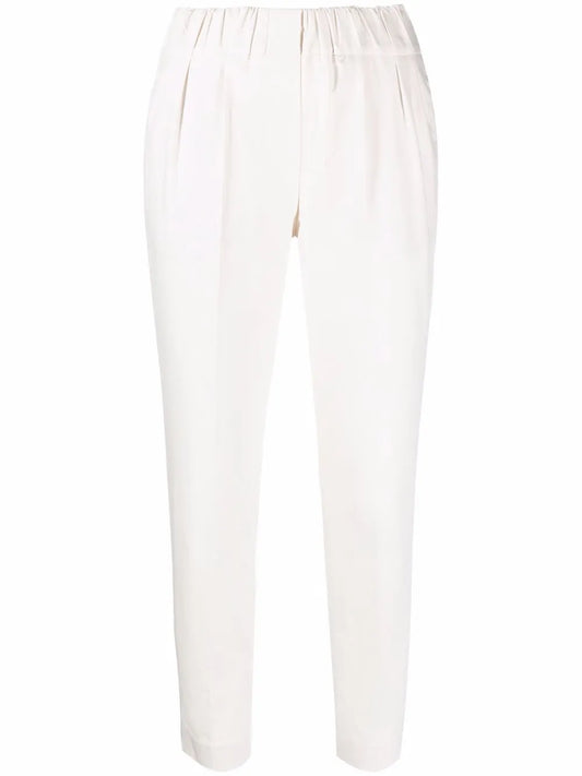 High-Waisted Cropped Trousers