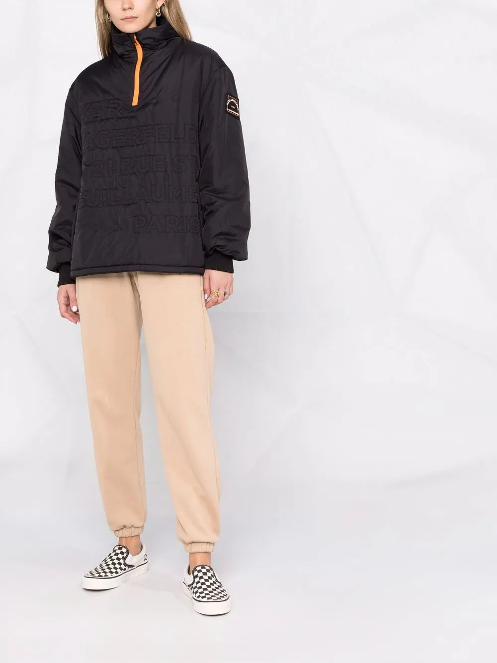 Half-Zipped Padded Jacket