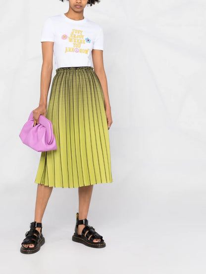 Slogan-Print Cotton T-Shirt