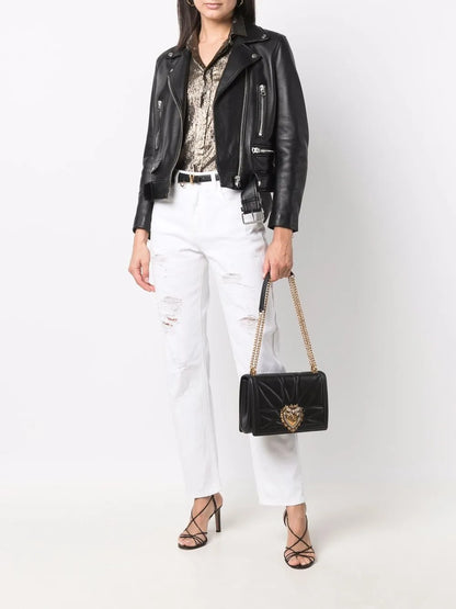 Distressed Boyfriend Jeans