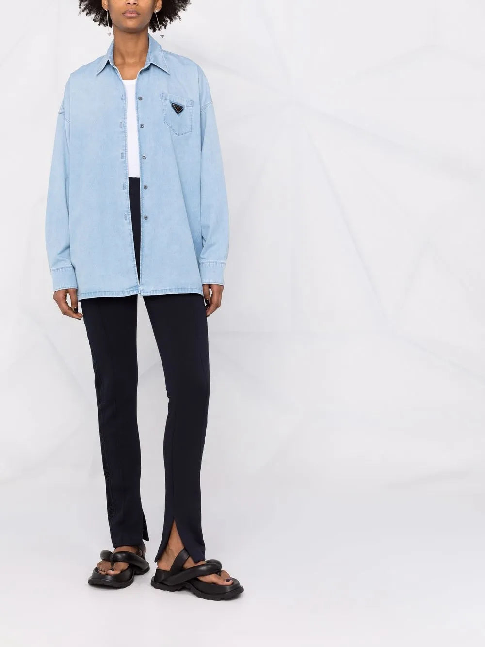 Karligraphy Side-Panel Trousers