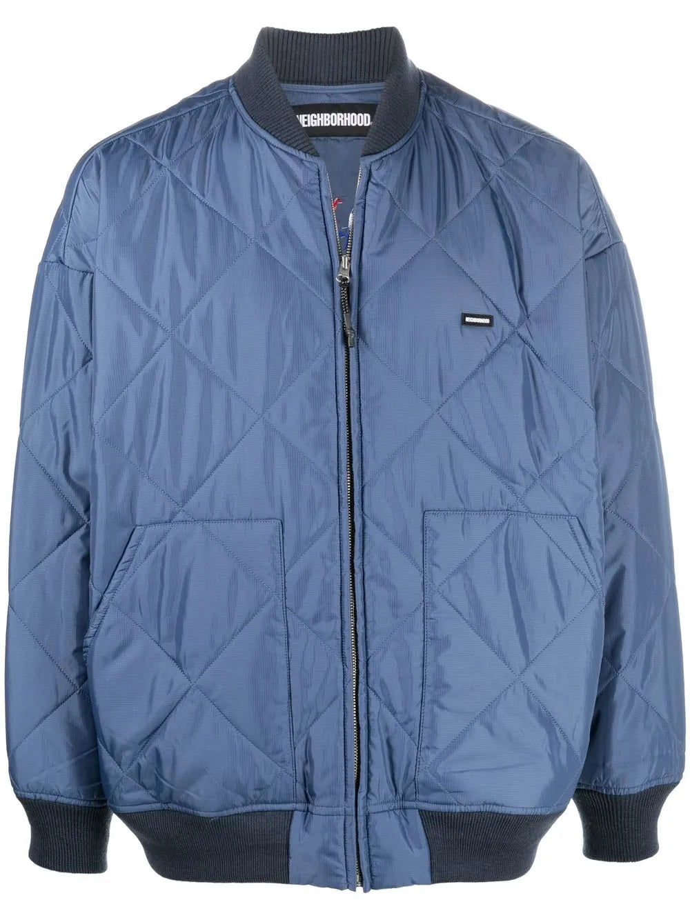 Embroidered-Design Quilted Jacket