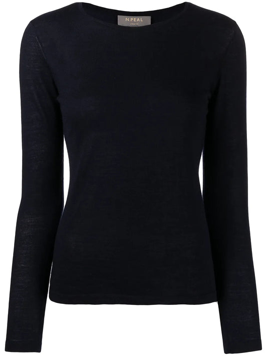 Long-Sleeve Cashmere Jumper