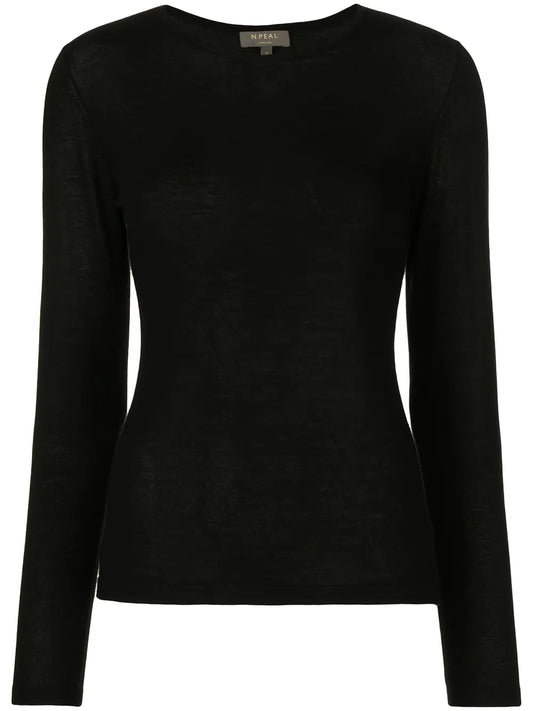 Long-Sleeve Cashmere Jumper