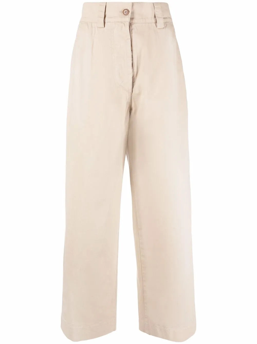 High-Rise Straight-Leg Trousers