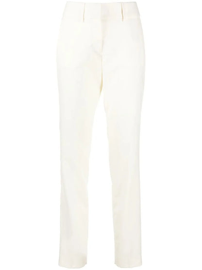 Stretch-Wool Straight-Trousers