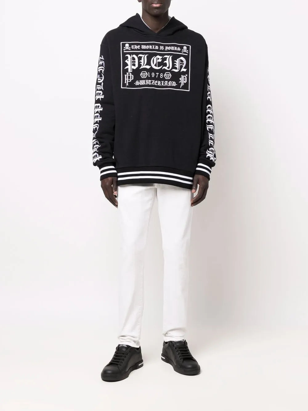 Logo-Print Pullover Hoodie
