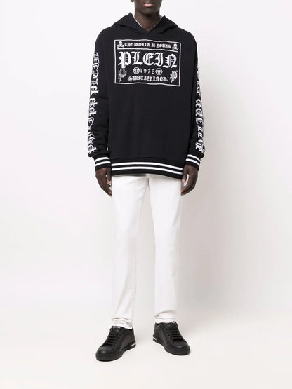 Logo-Print Pullover Hoodie