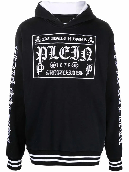 Logo-Print Pullover Hoodie