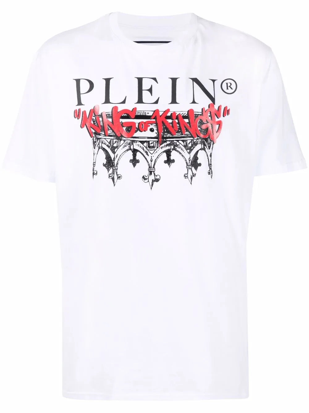 King Plein Crew-Neck Cotton T-Shirt