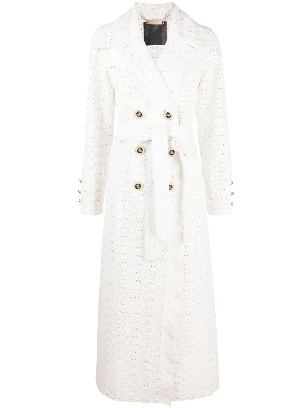 Long Sangallo Leather Trench Coat