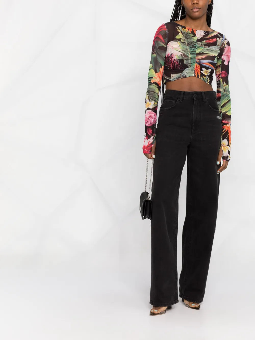 Flowers Long-Sleeve Top