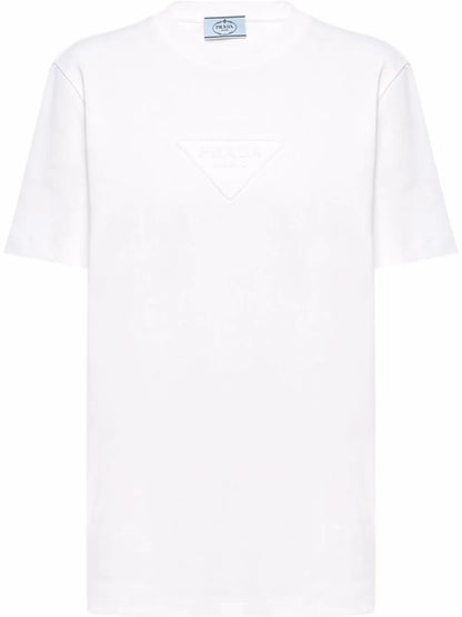 Triangle-Logo Interlock T-Shirt