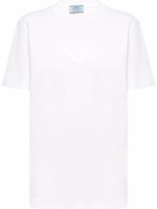Triangle-Logo Interlock T-Shirt