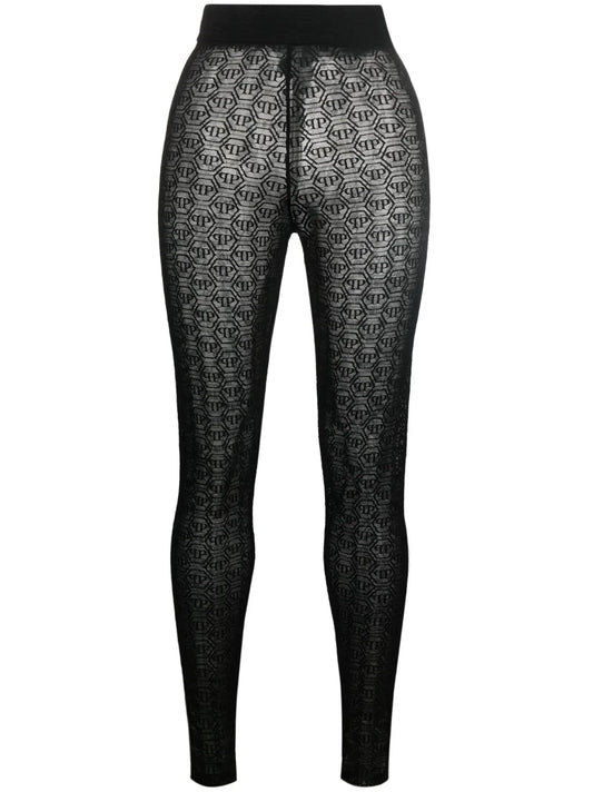 Tulle Monogram Leggings