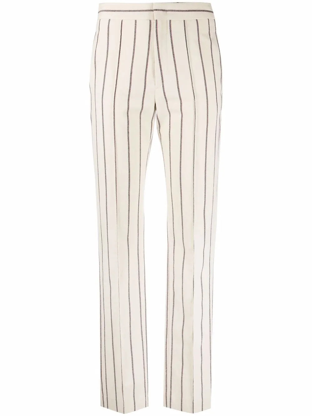 Stripe-Print Slim-Fit Trousers