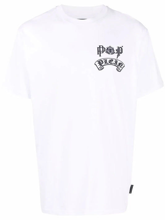 Gothic Plein Logo-Print Crew-Neck T-Shirt