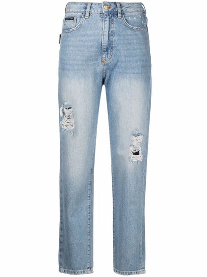 Cropped Boyfriend Jeans