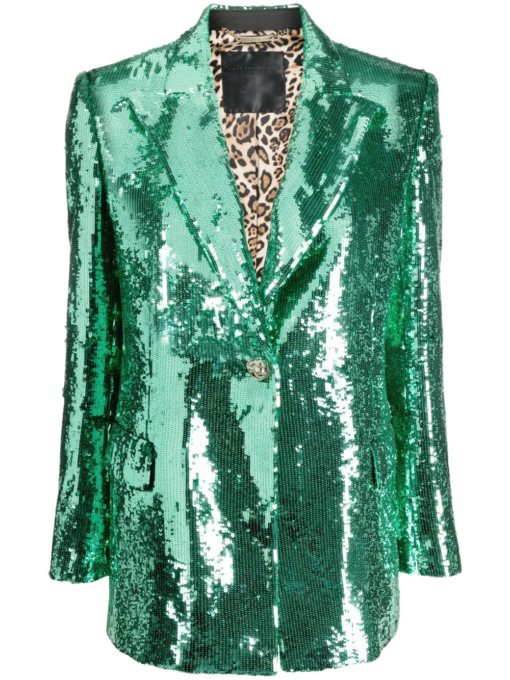 Sequin-Embellished Blazer