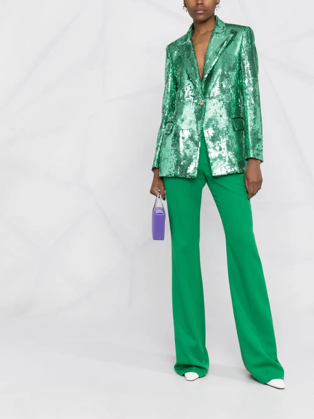 Sequin-Embellished Blazer