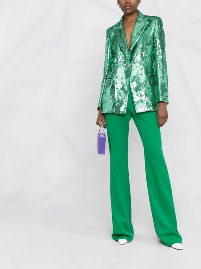 Sequin-Embellished Blazer