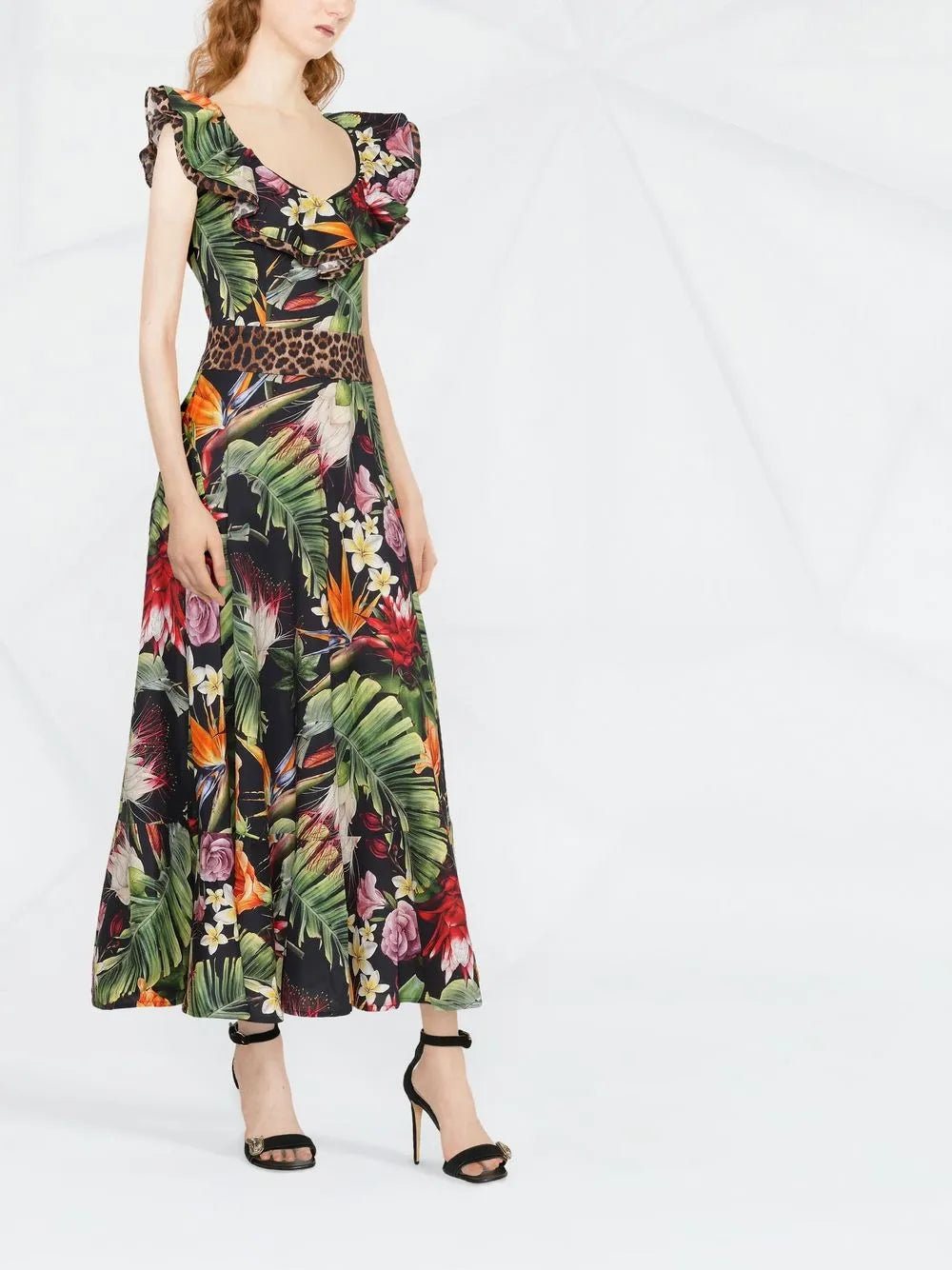 Floral-Print Maxi Dress